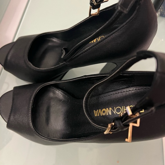 Peep toe platform ankle strap mary Jane - Picture 5 of 7